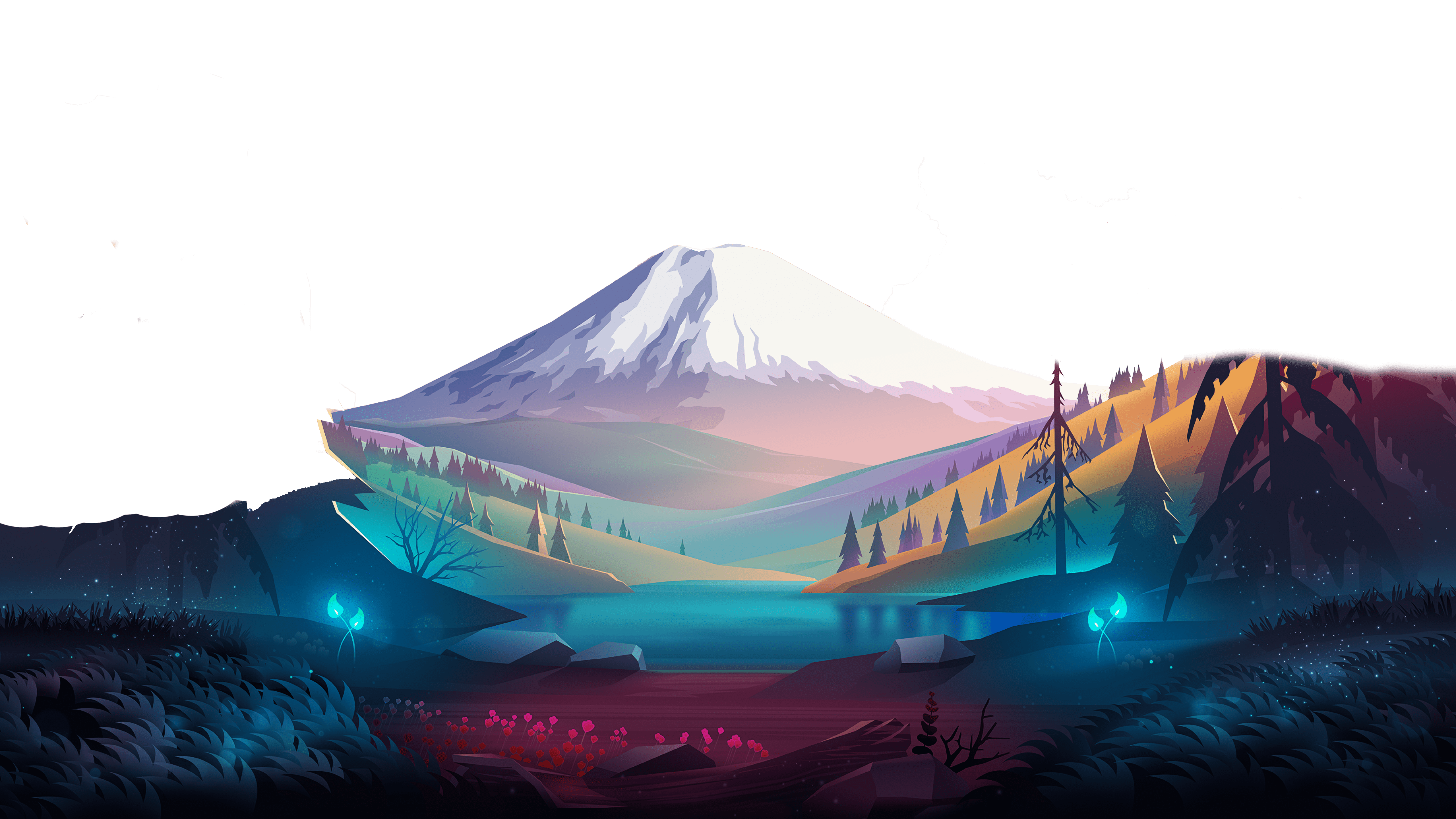 中景