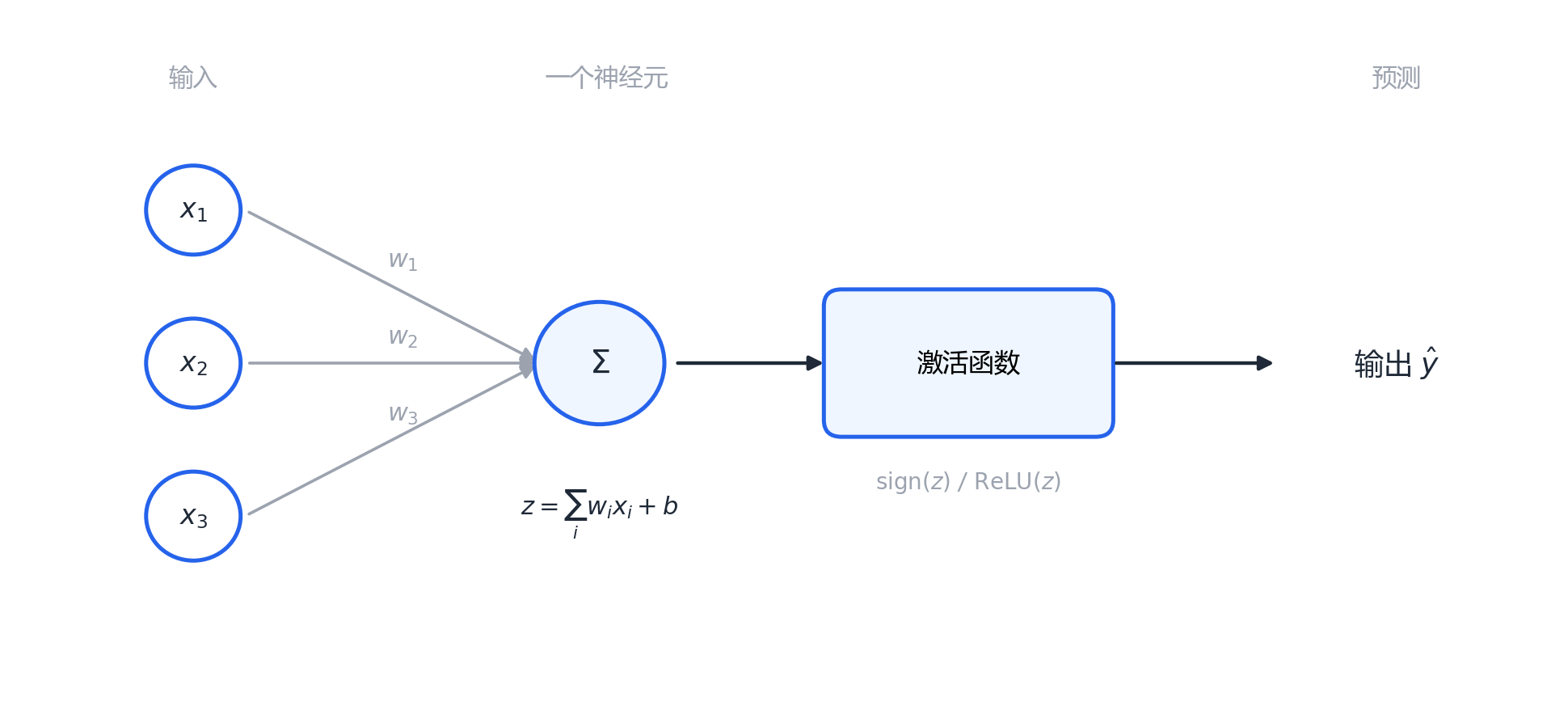 感知机示意